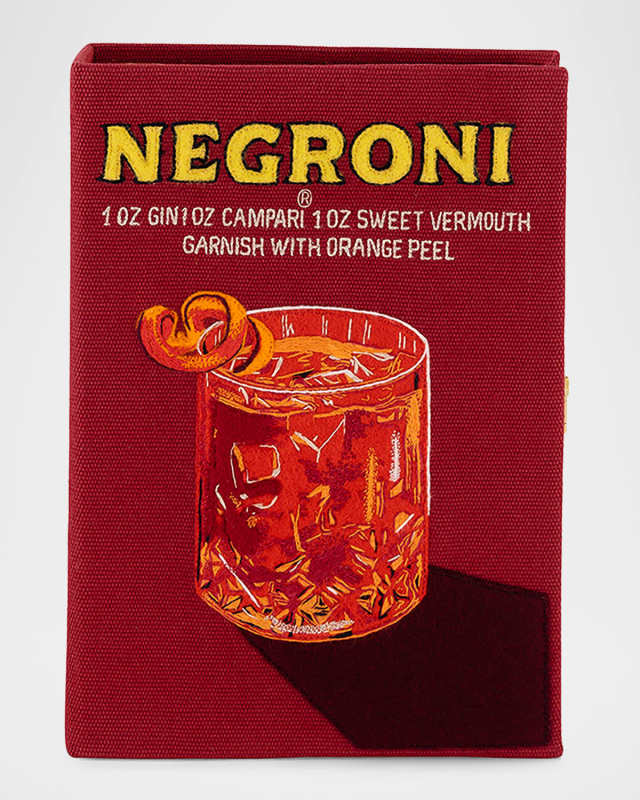 Negroni Book Clutch Bag